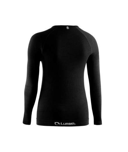 T-shirt de Trail Lurbel Merino Lite Long Sleeves Femme Noir 2
