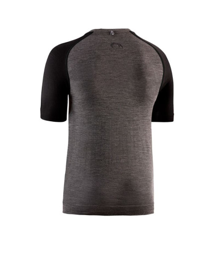 T-shirt de Trail Lurbel Move Manches Courtes Femme Gris/Noir 2