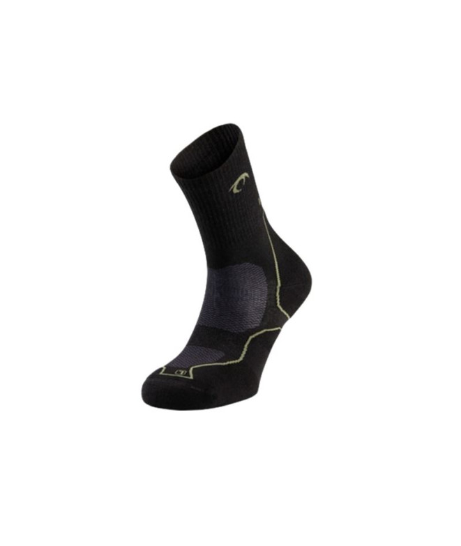 Calcetines de Trail Lurbel Tierra Five Negro/Sottobosco