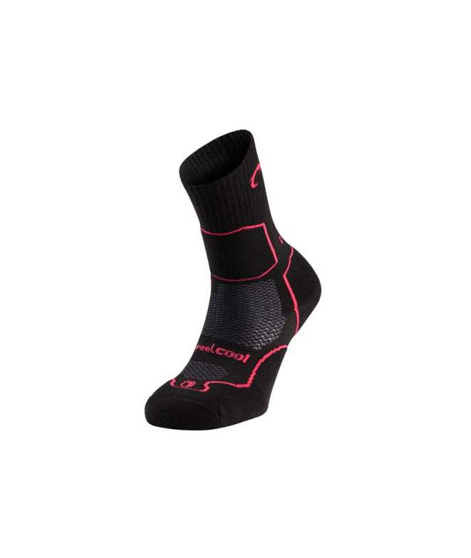 Chaussettes Montagne Lurbel de Logan Five Noir/Fuchsia