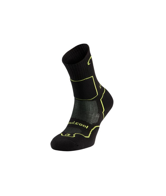 Chaussettes Montagne Lurbel de Logan Five Noir/Vert pomme