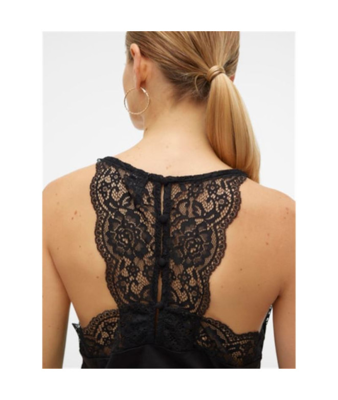 T-shirt Vero Moda ana/L Lace Noir Femme