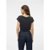 Camiseta Vero Moda fillis V-Neck Black Mujer