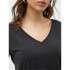 T-shirt Vero Moda fillis col V Noir Femme