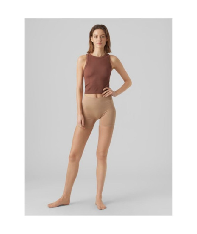 Mallas Vero Moda jackieeamless Mini Tan Mujer