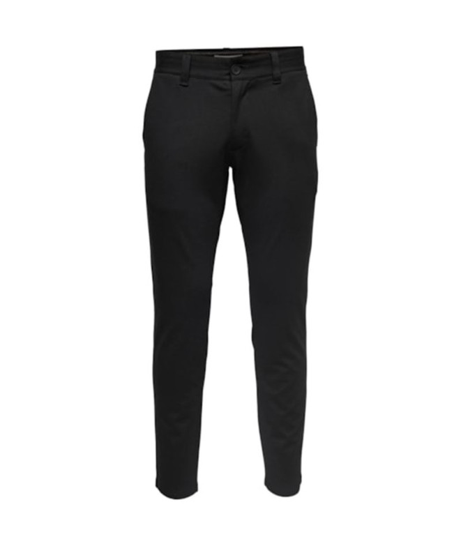 Calça Homem Marca Only & Sons Slim 0209 Preto