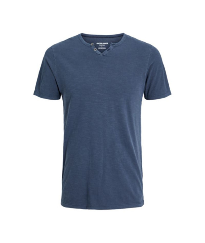 Camiseta Jack and Jones split Navy Homem