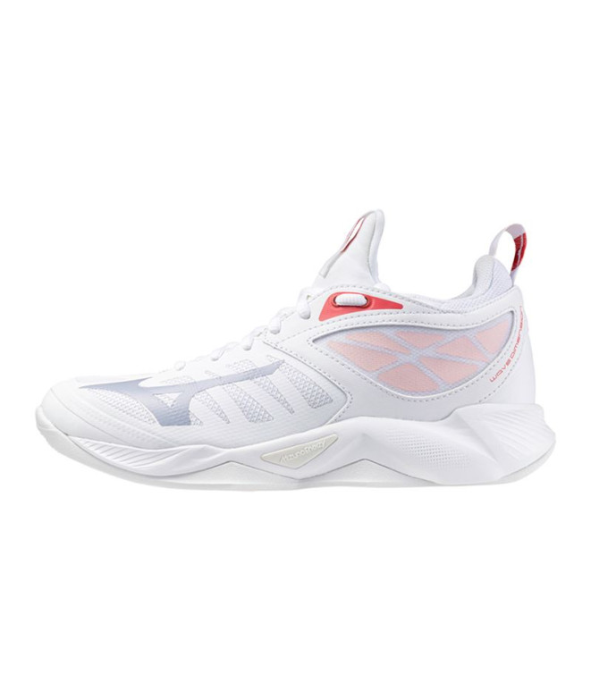 Chaussures Volley-ball Mizuno Femme de Wave Dimension White