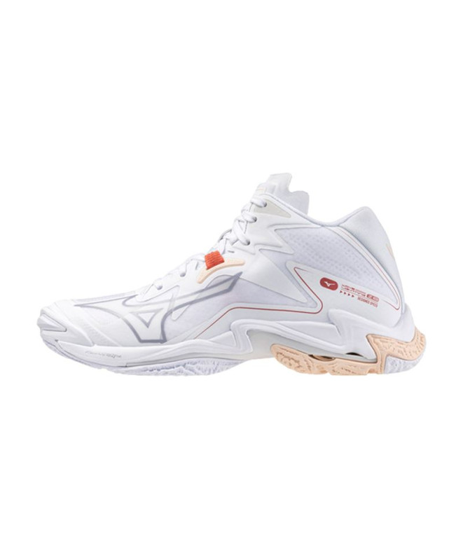 Chaussures Volley-ball Mizuno Femme wave Lightning Z8 Mid White