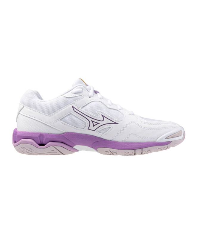 Chaussures Handball Mizuno Femme de Wave Phantom 3 Blanc