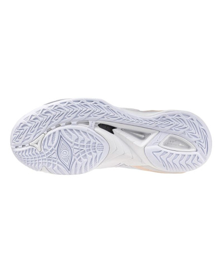 Chaussures Handball Mizuno Femme de Wave Mirage 5 White 2
