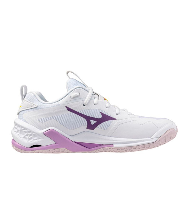 Sapatilhas Andebol Mizuno Mulher de Wave Stealth Neo 2 Branco