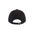 Boné New Era Logotipo metálico 9FORTY New York Yankees Preto Mulher