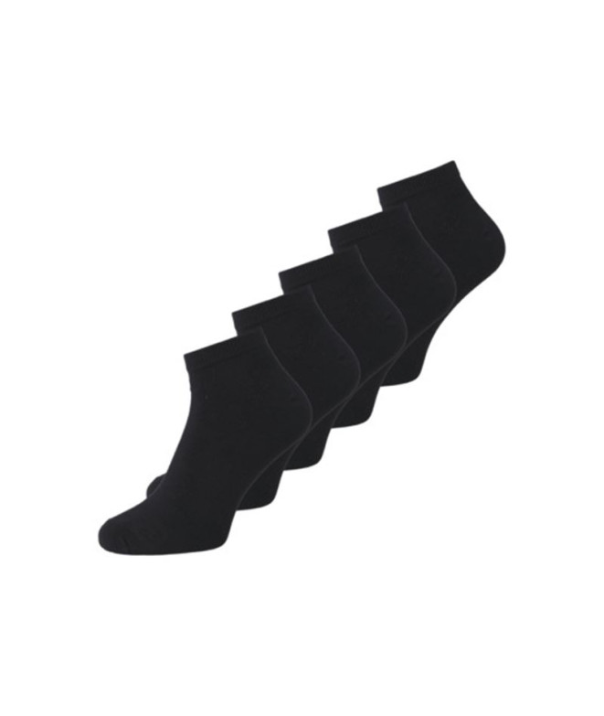 Calcetines Jack and Jones Basic Bamboo Short 5 Pack Black Hombre