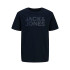 Camiseta Jack and Jones ecorp Logo Navy Blazer Infantil