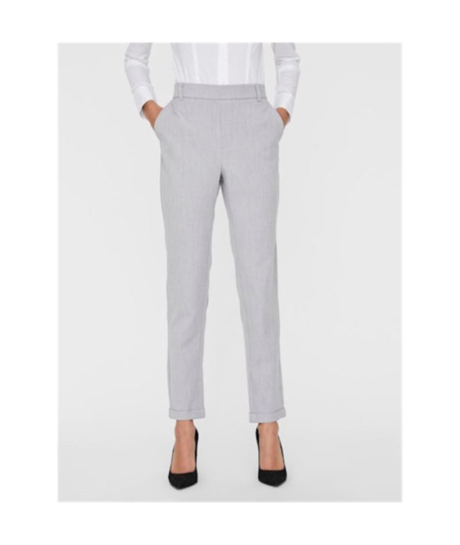 Pantalon Vero Moda maya Looseolid Gris clair...