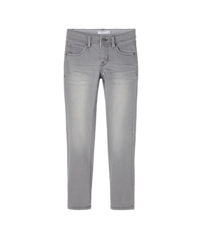 Calça name it silas Xslim Jeans 2002 Medium Grey Denim Menino