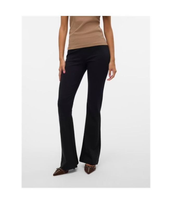 Pantalón Vero Moda kamma Flared Black Mujer
