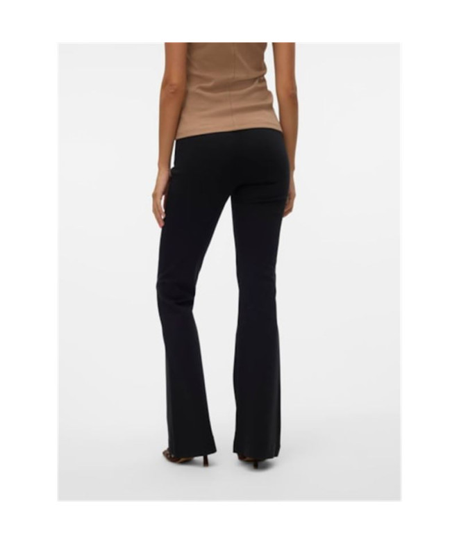 Pantalón Vero Moda kamma Flared Black Mujer