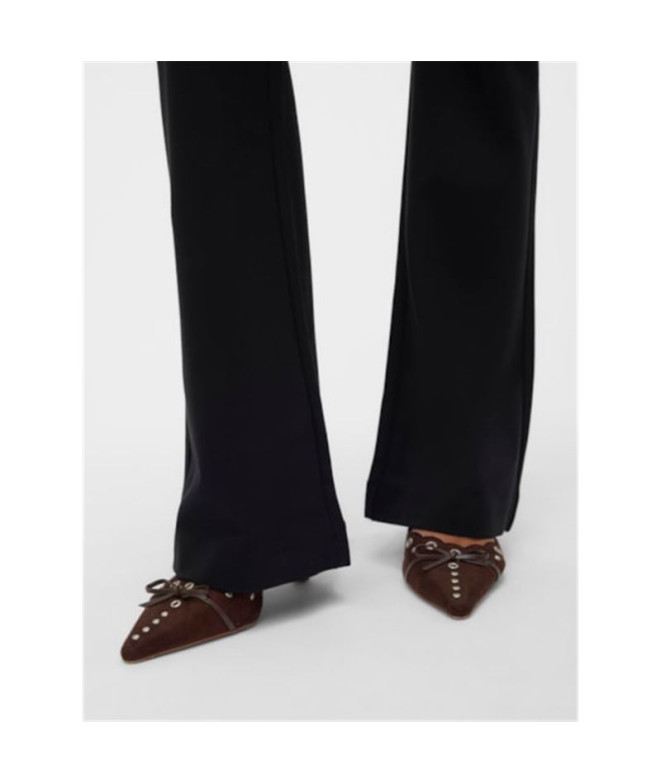 Pantalón Vero Moda kamma Flared Black Mujer