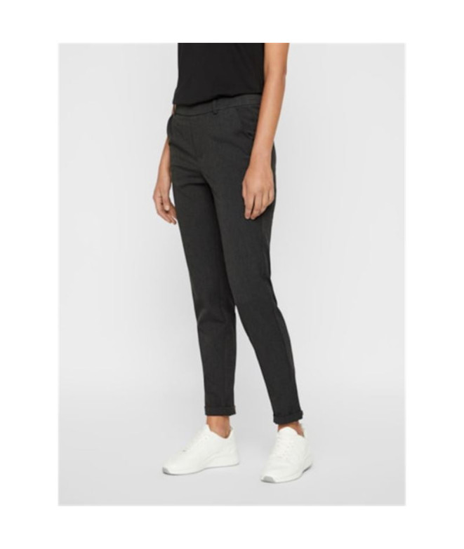 Pantalon Vero Moda maya Looseolid Gris foncé...