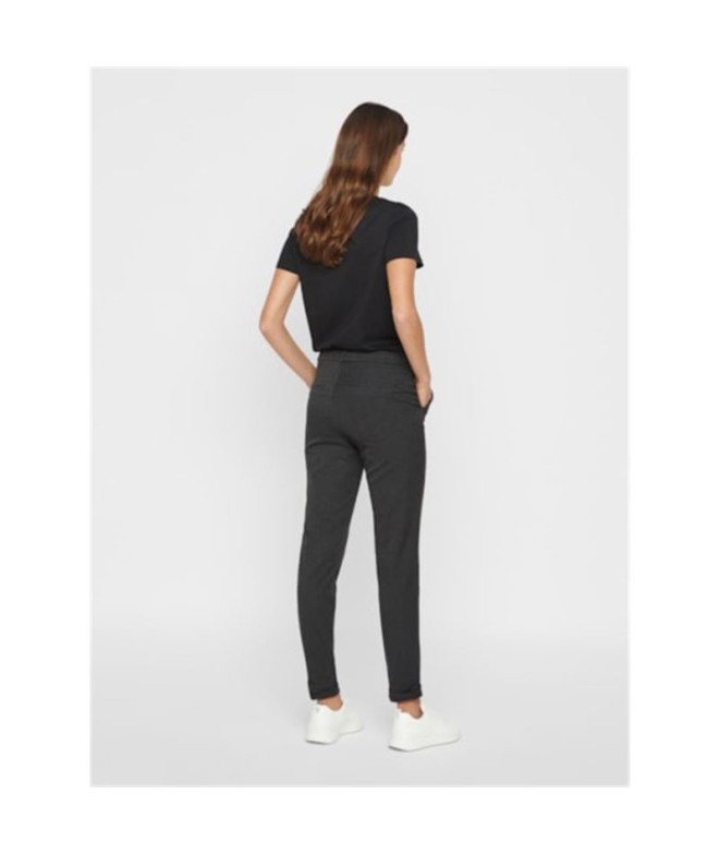 Calça Vero Moda maya Looseolid Dark Grey...