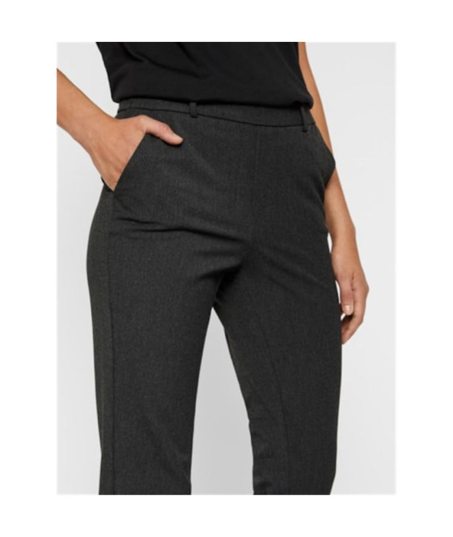 Pantalon Vero Moda maya Looseolid Gris foncé...