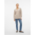 Vero Moda crewlefile V-Neck Birch Sweater Femme