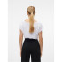 T-shirt Vero Moda fillis col V Blanc brillant Femme