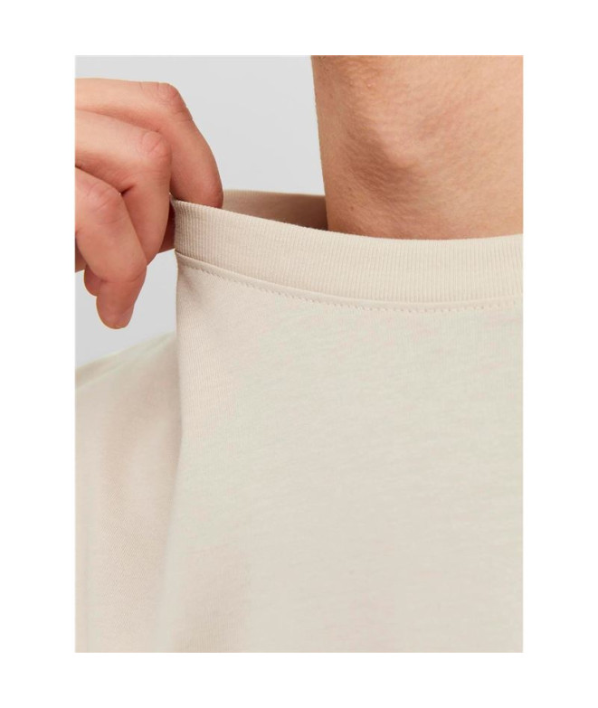 Camiseta Jack & Jones Jorvesterbro Hombre Moonbeam