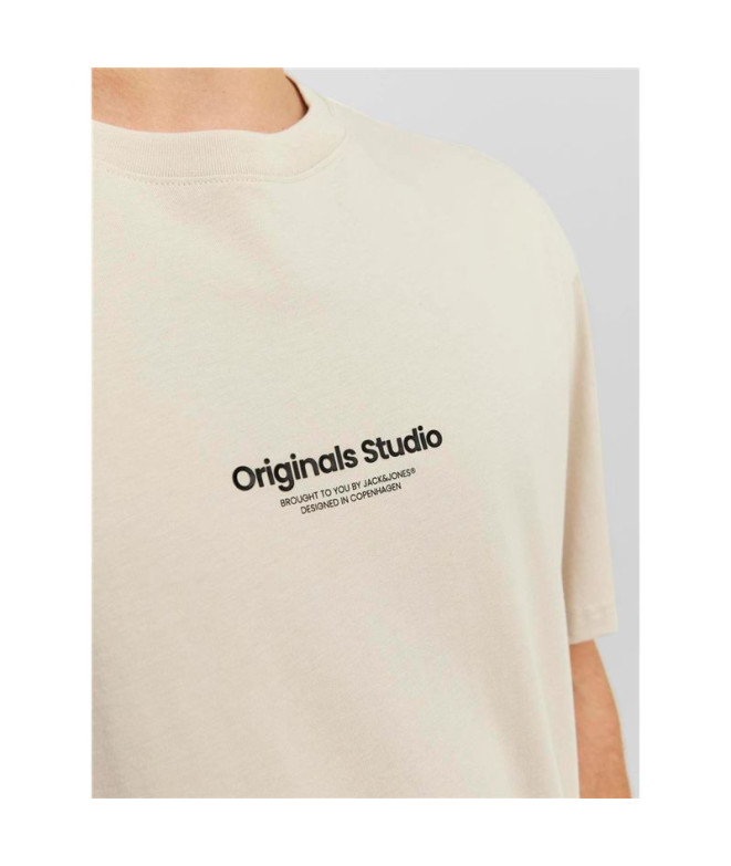 Camiseta Jack & Jones Jorvesterbro Hombre Moonbeam