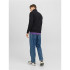 Sudadera Jack & Jones Jorvesterbro Quarter Zip Hombre Black