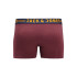 Calzoncillos Jack and Jones Jaclichfield 3 Pack Burgundy Hombre