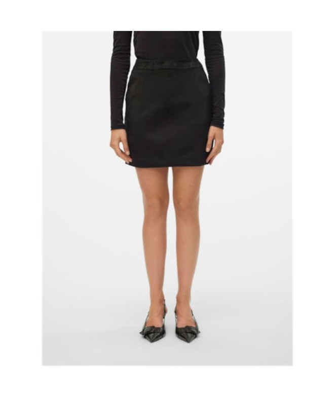 Jupe Vero Moda donnadina Fauxsuède Noir Femme