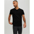 Camiseta Jack and Jones eorganic Basic V-Neck Black Hombre