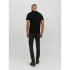 T-shirt Jack and Jones eorganic Basic V-Neck Noir Homme