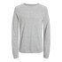 Jersey Jack and Jones ehill Knit Light Grey Melange Hombre
