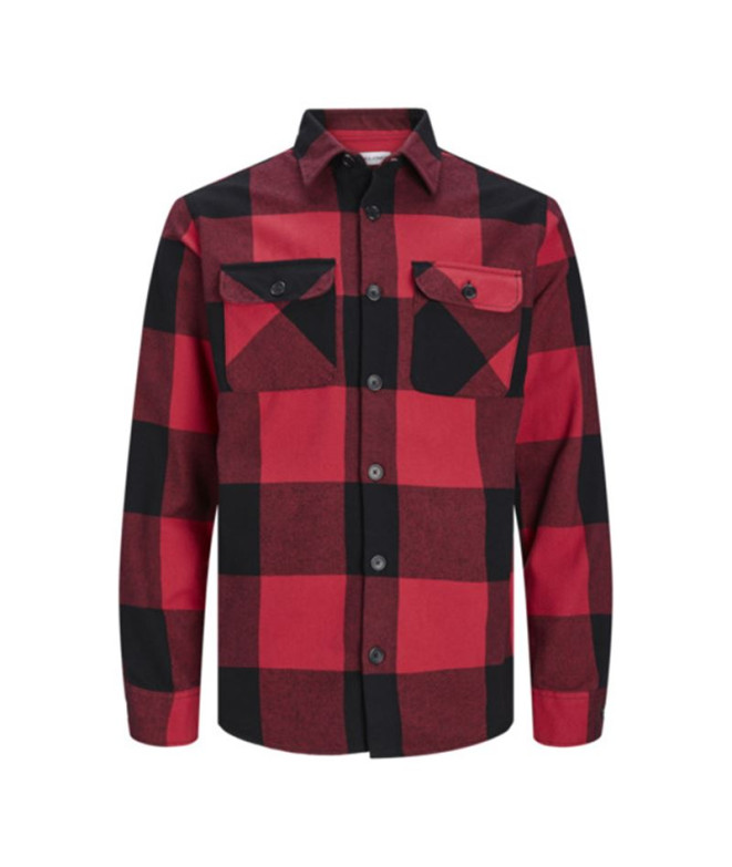 Camisas Jack and Jones edarren Vermelho verdadeiro Homem