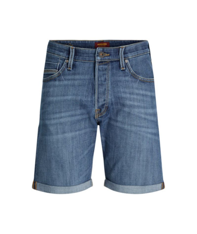 Calça Jack and Jones ichris wood s Ge 415 Blue Denim Homem