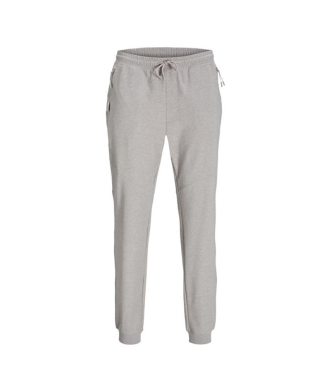 Calça Jack and Jones twill cloud Melange cinzento claro Homem