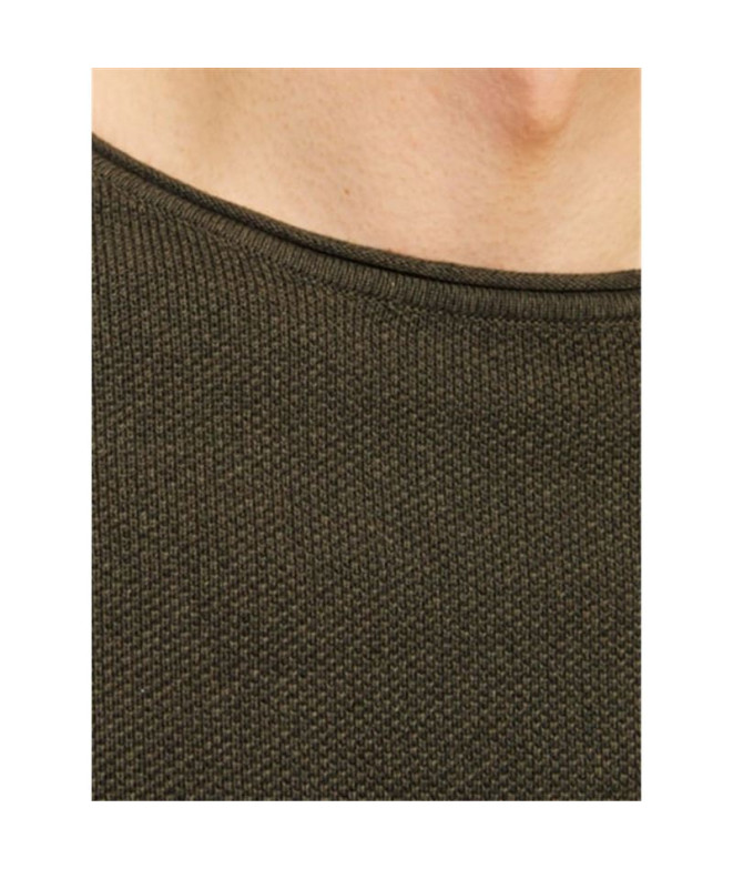 Jersey Jack and Jones ehill Knit Olive Night...