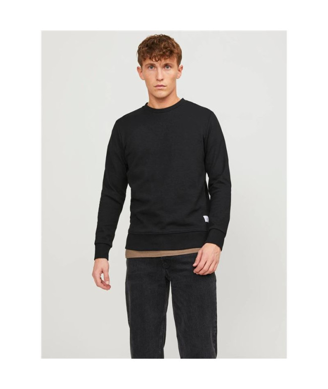 Sudadera Jack and Jones ebasic Black Hombre