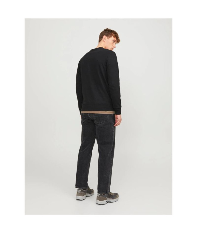 Sudadera Jack and Jones ebasic Black Hombre