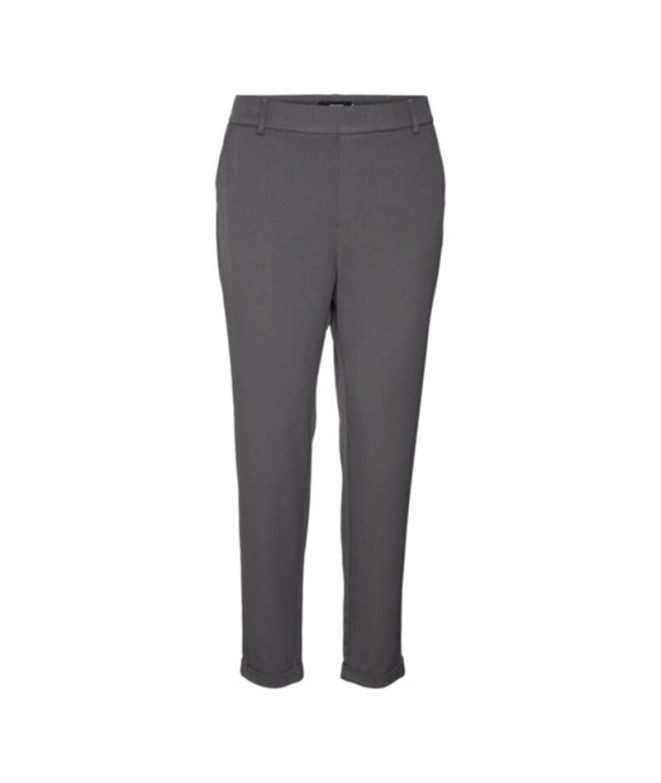 Calça Vero Moda maya Looseolid Cinzento às riscas Mulher