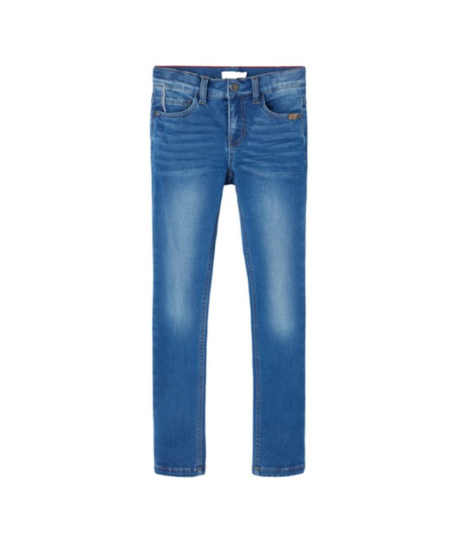 Calça name it Xslim Jeans 1507 Cl Medium Blue Denim Menino