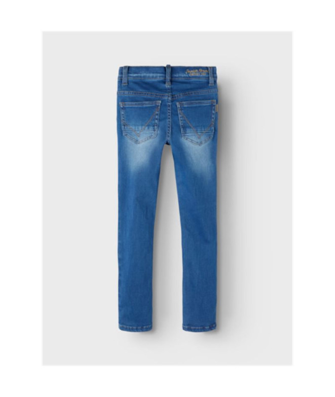 Calça name it Xslim Jeans 1507 Cl Medium Blue...