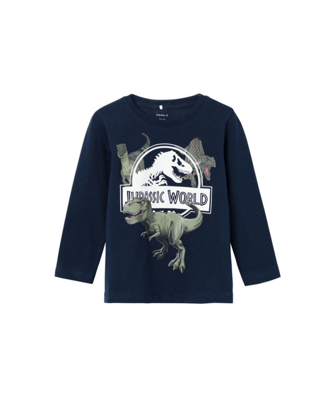 T-shirt Nom du produit Nmmnijal Jurassic Sky Dark Sapphire Enfant