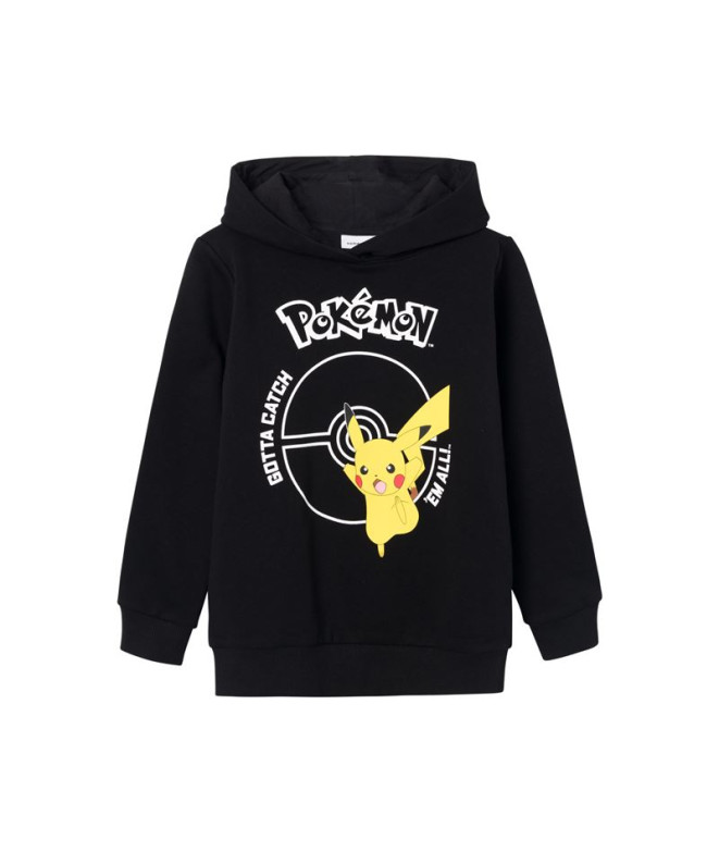 Moletom Nome Pokémon Wh Bru Bfu Black Infantil