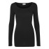 Camiseta Vero Moda maxi Myoft Long U-Neck Black Iris Mujer