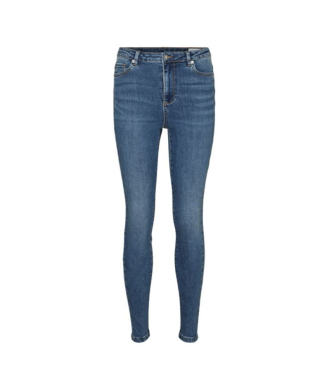 Calça Vero Moda sophia Hrkinny J Gu3112 Medium Blue Denim Mulher